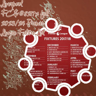 Liverpool fc fixture list